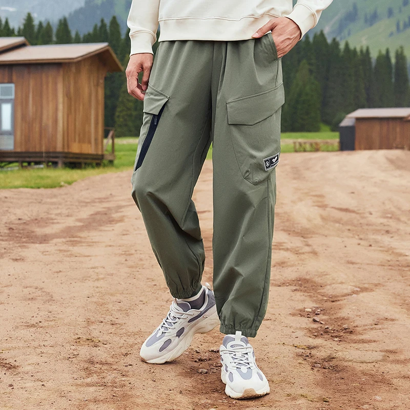 Xtep Trousers For Men 2024 Autumn Leisure Outdoor Loose Comfortable Breathable Sweatpants  Life-style Bottoms 876329560067