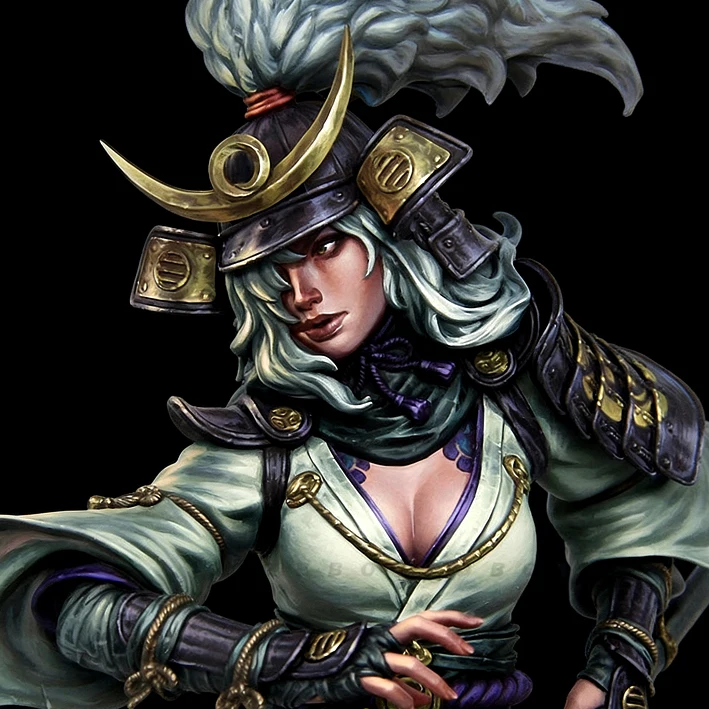 95mm Resin bust model kits figure colorless and self-assembled （No dragons included） A-2179 view 2