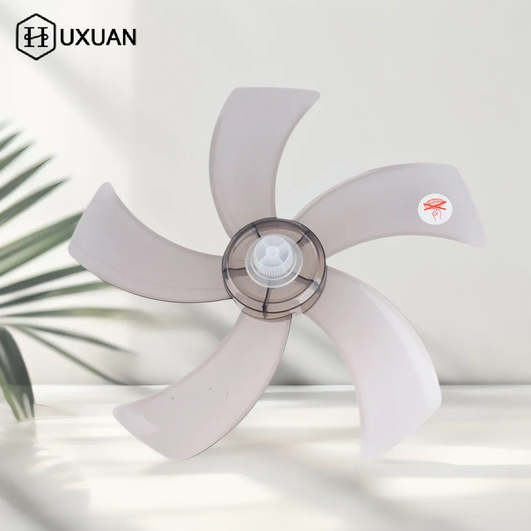 

16-дюймовая лопасть бытового вентилятора с пятью листами и гайкой, крышка для пьедесталя, настольный напольный вентилятор, лопасть серого вентилятора, аксессуары