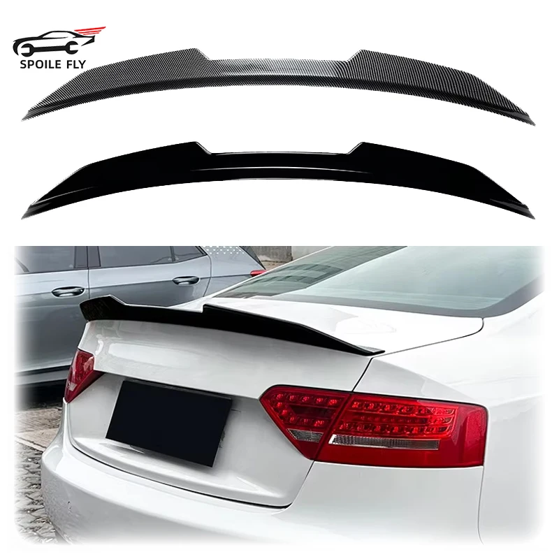 

2007 - 2016 For Audi A5 8T Coupe 2 Door MP Style Rear Spoiler Wing Lip High Quality ABS Gloss Black Body Kit Splitter Tuning