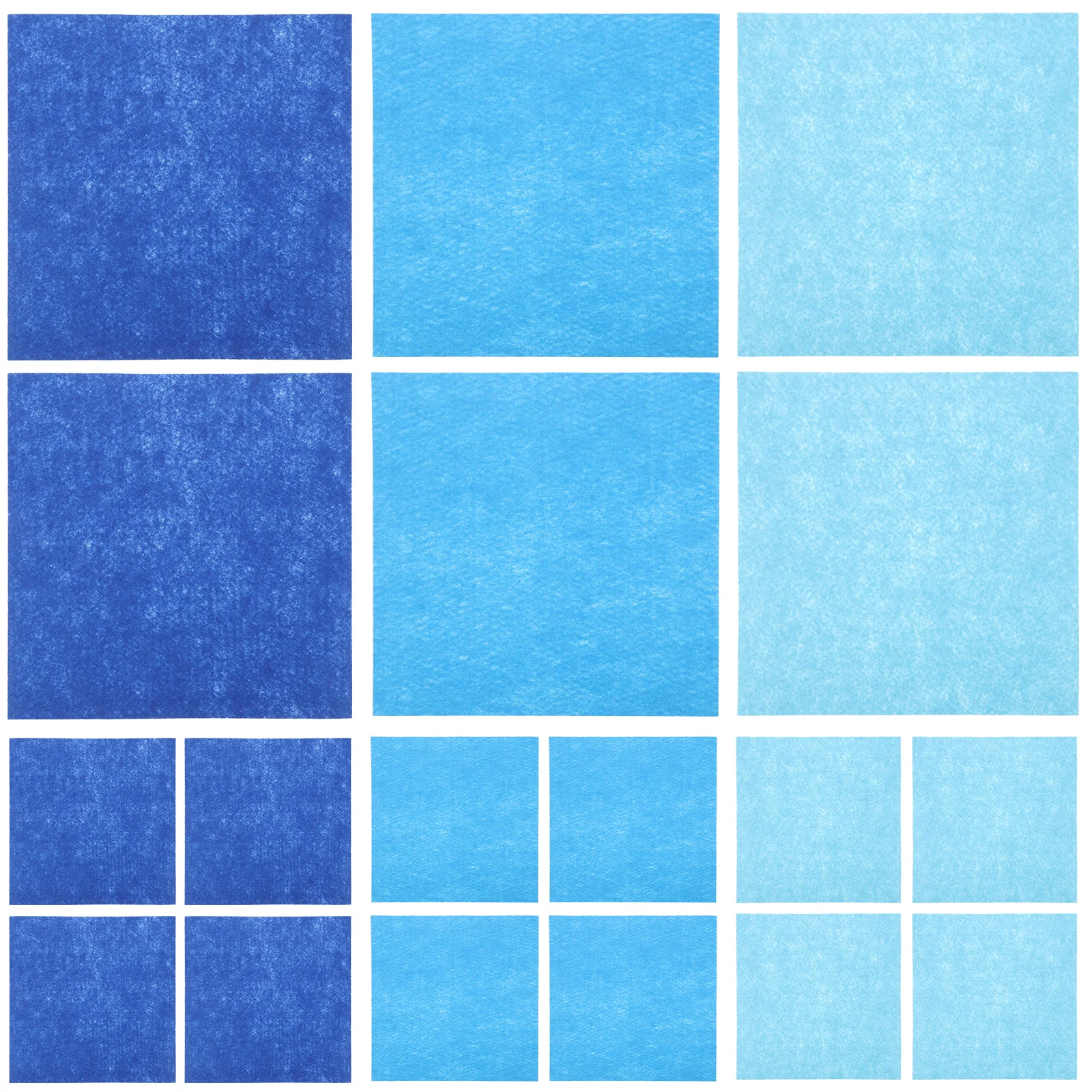 

18Pcs DIY Non Woven Felt Sheets Kids Sewing Fabric Creative Handmade Material Craft for Kindergarten Patchwork Educational