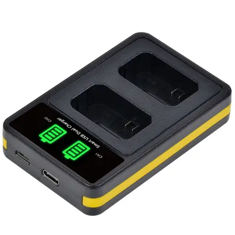 Rechargeable NP-FW50 Battery/LED Charger for Sony Alpha a6500,a6300,a6000,a7s,a7,a7s ii,a5100,a5000,a7r,a7 ii,ZV-E10,NPFW50