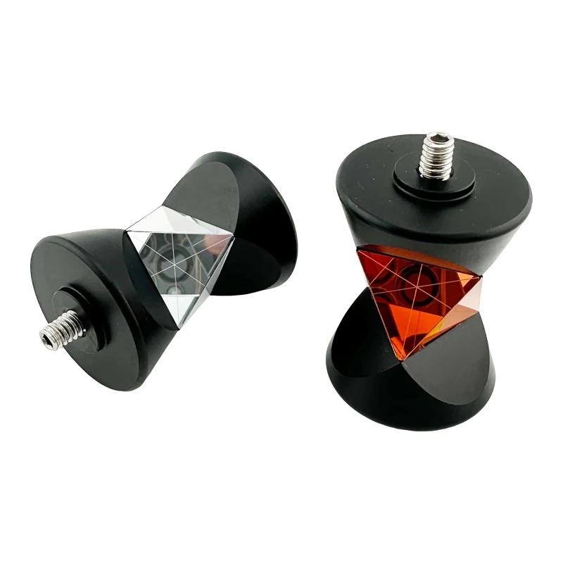 

360 Degree Mini Prism Copper/Silver Coated Replacement For Leica Total Station GRZ101 With 1/4 Thread