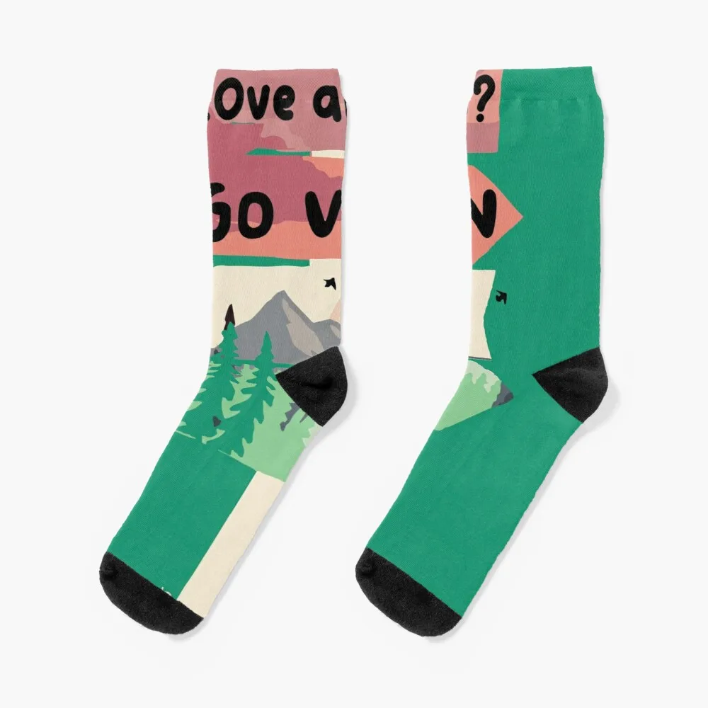 

Vegan Go VeganSocks Funny Socks Women Sport Socks