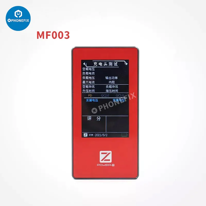 POWER-Z MF003 PD Charger Tester Voltage Current Detection ChargerLAB Charger Tester Charging Head Network Tester for iPhone