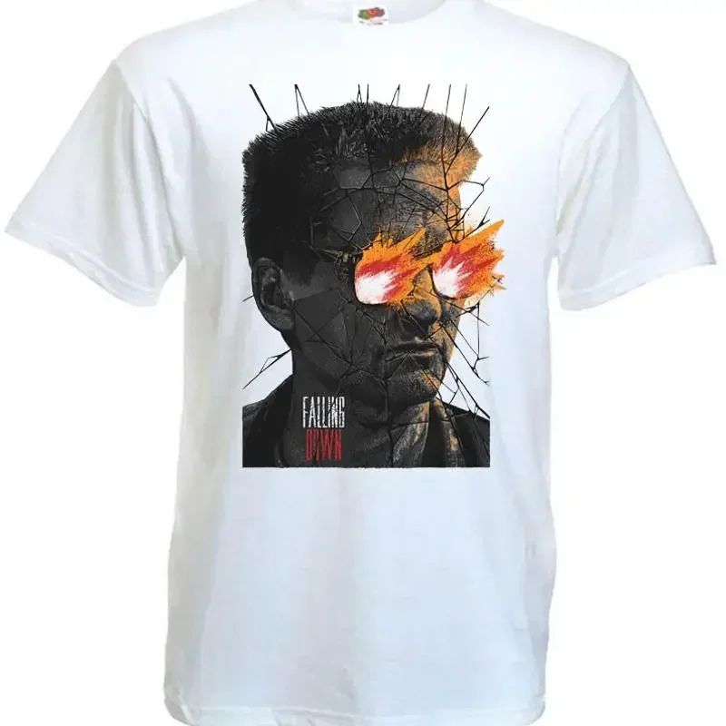 Falling Down v9 Michael Douglas T shirt movie poster white all sizes S 5XL