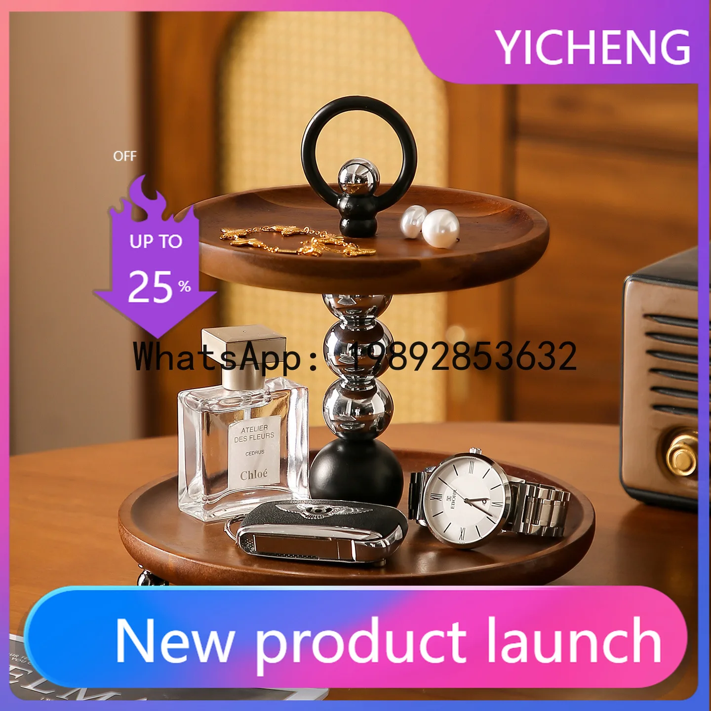 

Lyy entryway console table - key organizer, light luxury decor, living room vanity jewelry tray, storage rack