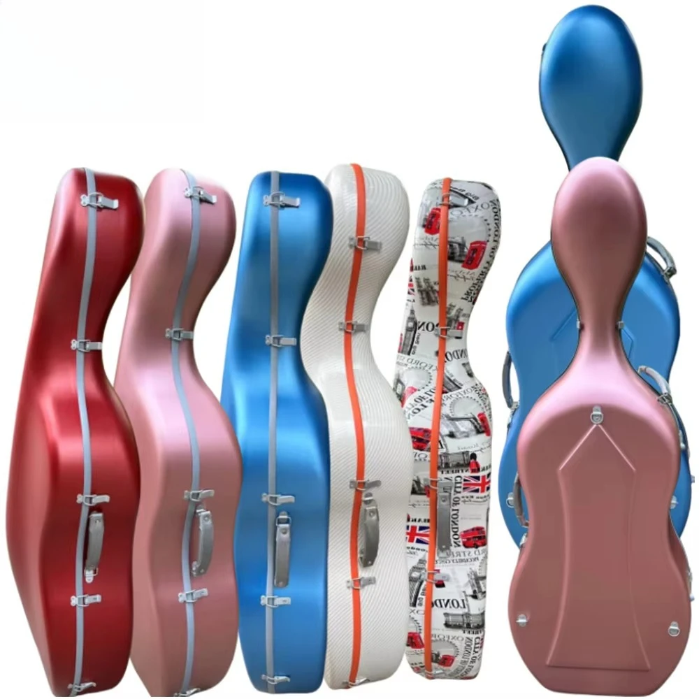 

2025 Jingying Cello Accessories,Wholesale High Grade Composite Carbon Fiber Cello Case Wear-resistant Rainproof With Wheels