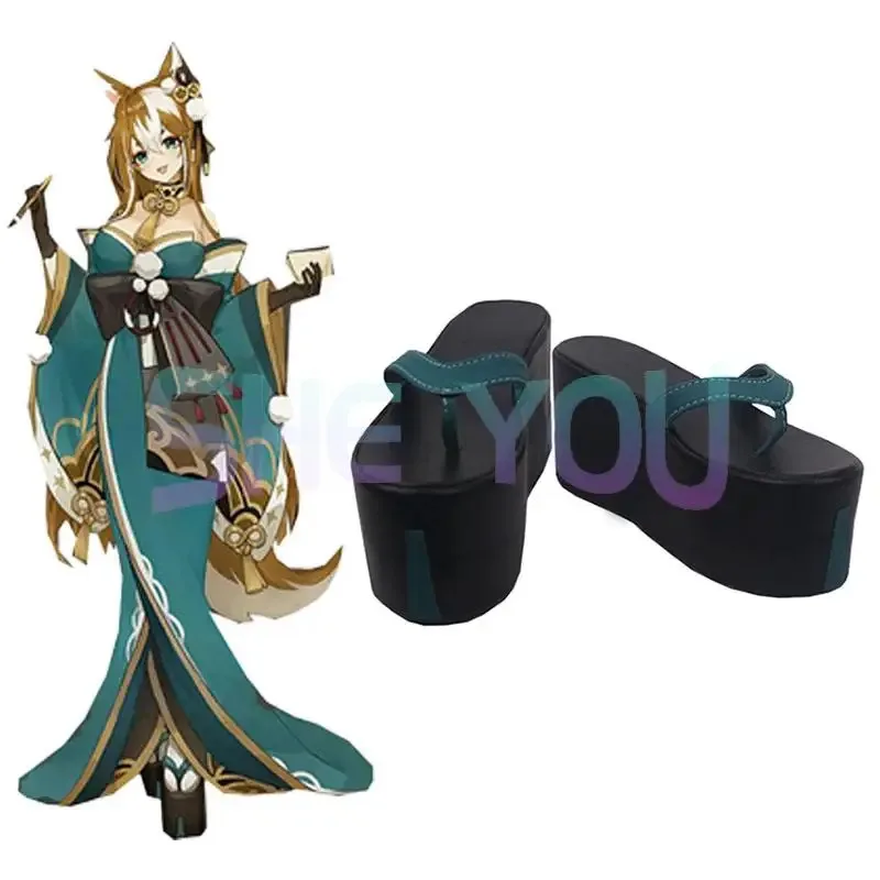 أحذية Game Impact Cosplay أحذية Gorou Miss Hina التأثيرية