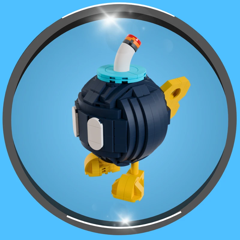 390 قطعة فيوز MOC كروية هدم اللبنات تتحرك الموقت لتقوم بها بنفسك التعليم نموذج EOD #2