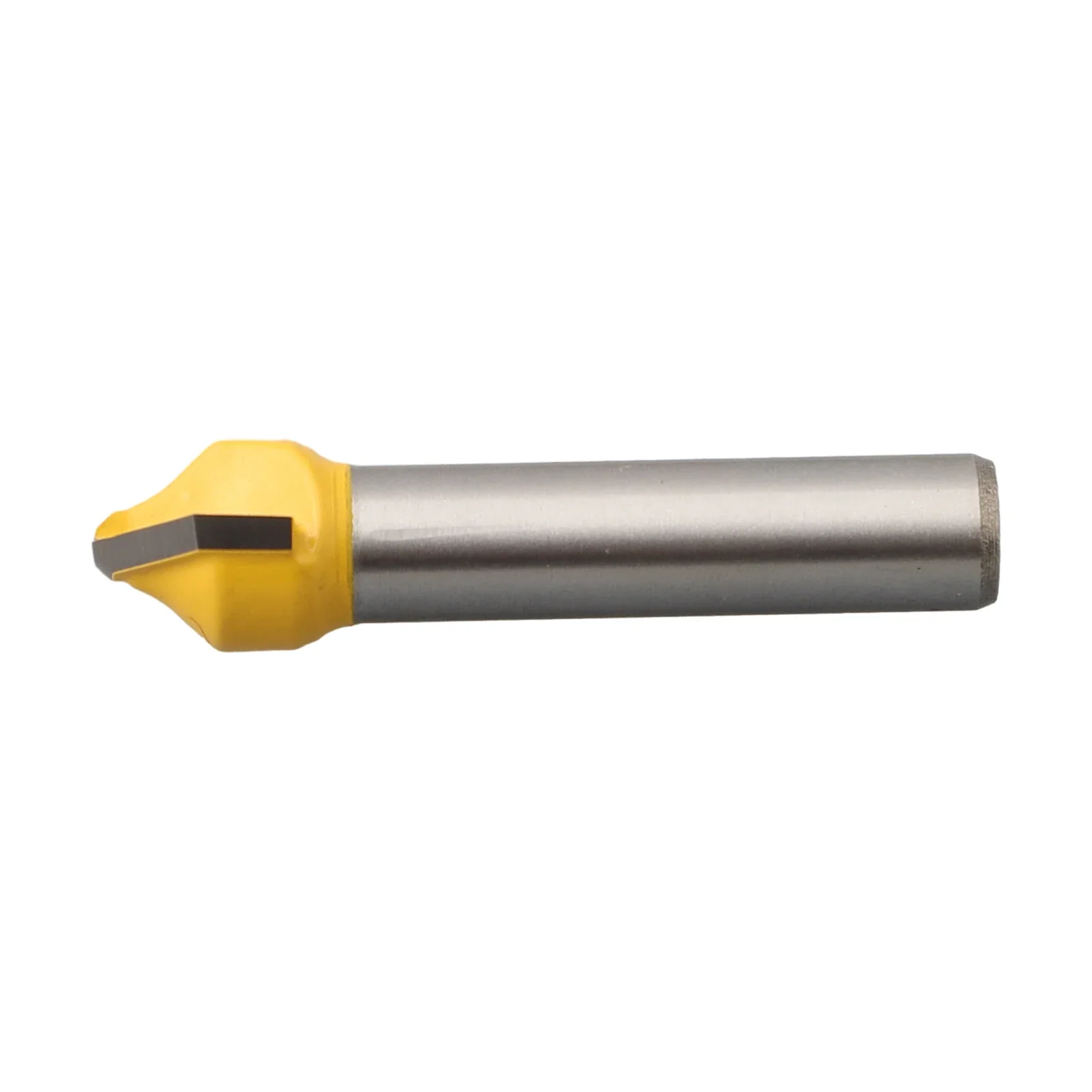 Milling Cutter Router Bit 8 1 2 2 5MM Carbide Silver Yellow Trimming Chamfer Acrylic Engraving High Strength PVC