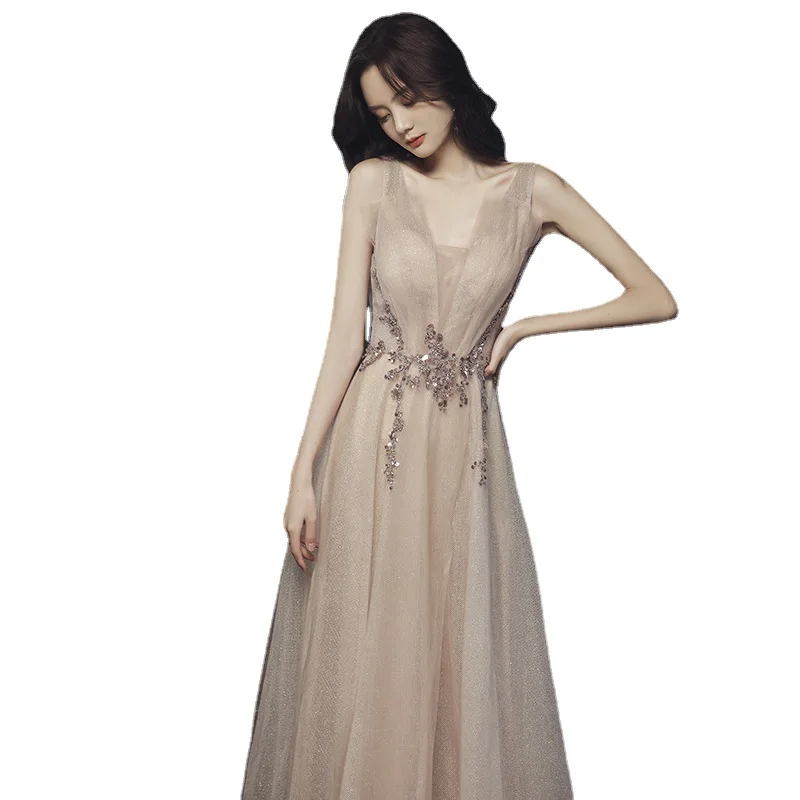 

Темпераментные вечерние платья для выпускного вечера Банкетные костюмы для особых случаев Женское элегантное вечернее платье Женское классическое свадебное платье длиной до пола