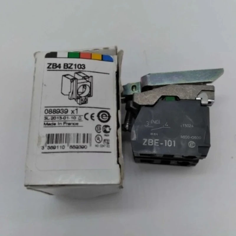 العلامة التجارية الجديدة الأصلية ZB4BZ103 مفتاح محدد، معدن، أسود، Ø22، مفتاح ن ° 455، 3 أوضاع، يمكن وضعها، توصيل سريع #1