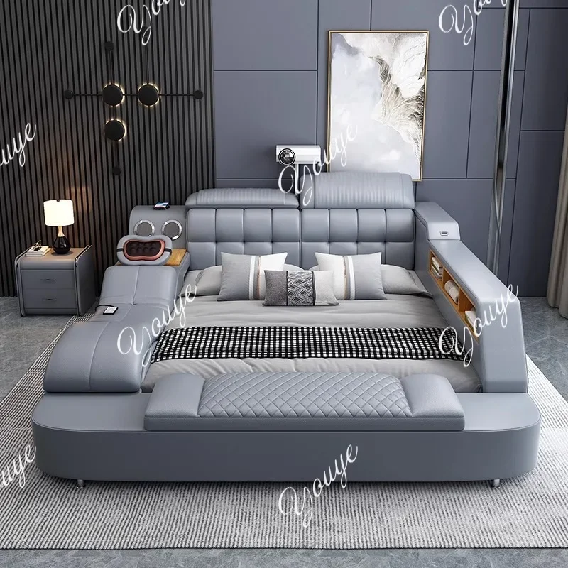 

XM 180X200CM Double Beds Monster Bed Modern Style Home Furniture Complete Double Bedroom Luxury King Sizebed 2 People Single Su