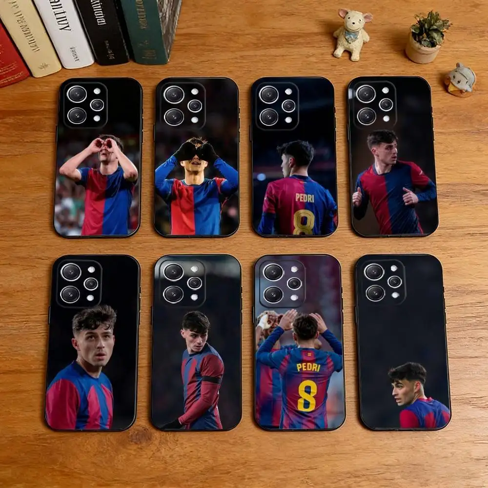 

Football Barcelona P-Pedri 8 Phone Case Silicone Soft For IPhone 17 16 15 14 13 12 11 X XR Plus Pro Max Plus