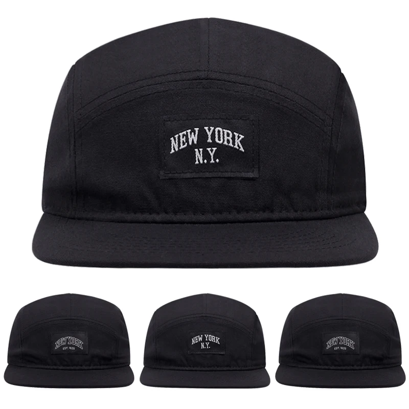 

2025 New York Trendy Street Dance Hip Hop Hat Outdoor Skateboarding Hat Outdoor Sunshade Hat Male Female Flat Edge Baseball Hat
