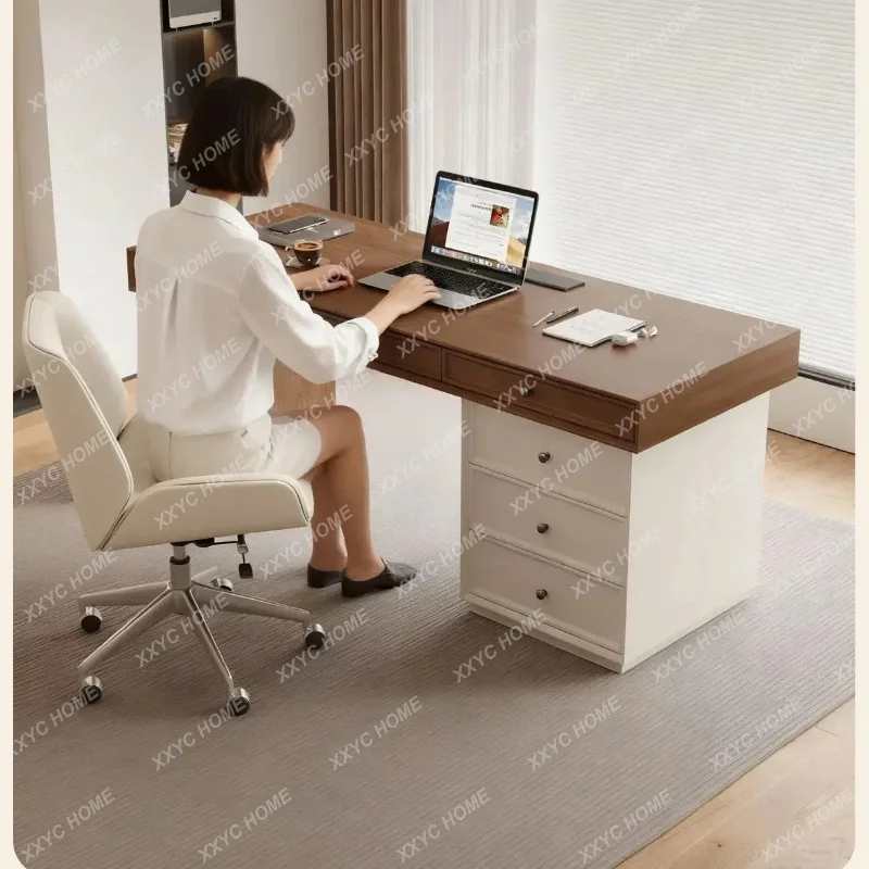 Conference Luxury Computer Desks Rectangular Wooden Executive Study Office Desks Organizer Reading Mesa Computador Furnitur