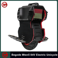 EU Stock Newest Begode Mten5 84V 750Wh 50S Battery 1200W High Speed Motor 18.5kg 12inch Electric Unicycle