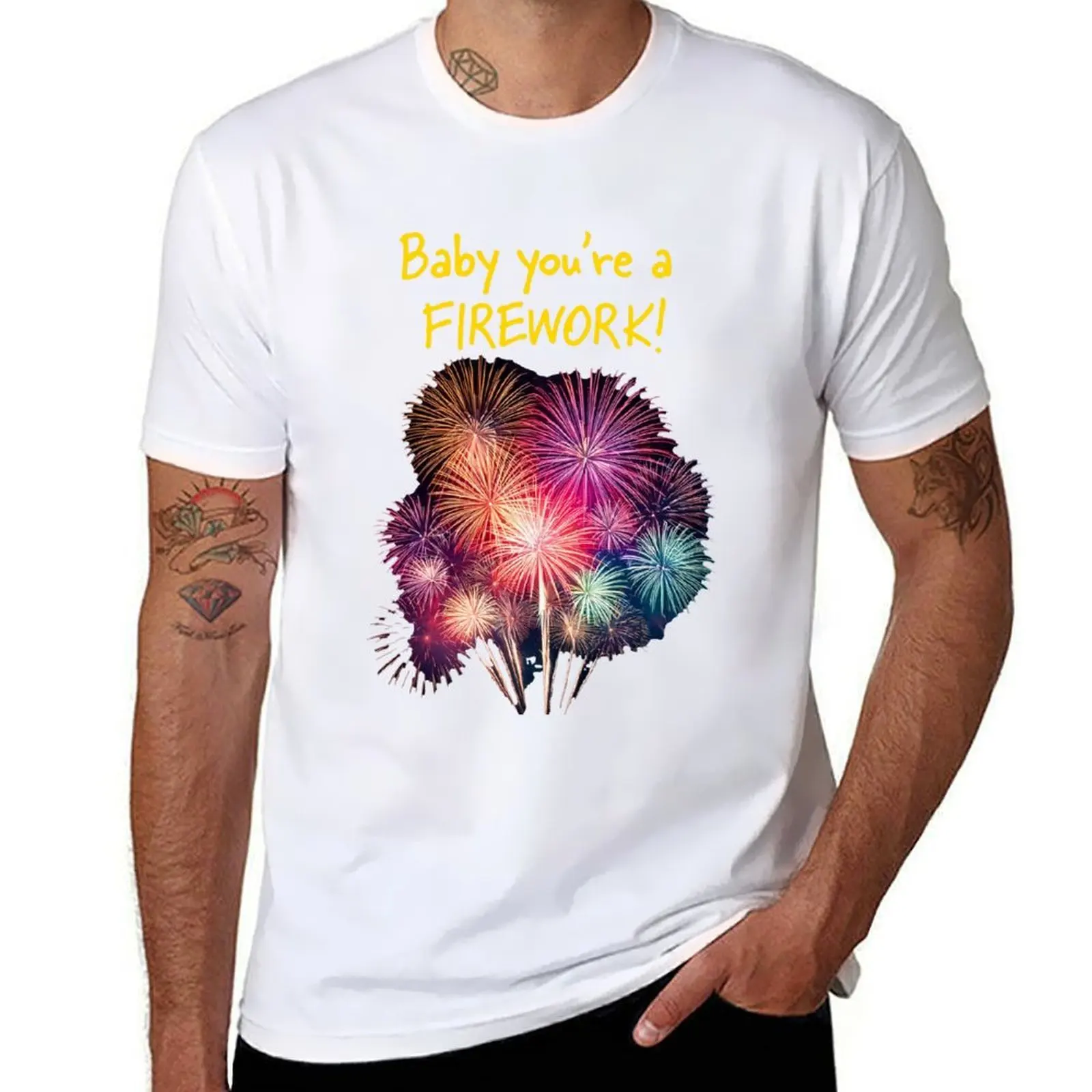 

Baby You're a Firework Katy Perry Song Fan Art T-Shirt funny t shirts man man t shirts graphic T-Shirt