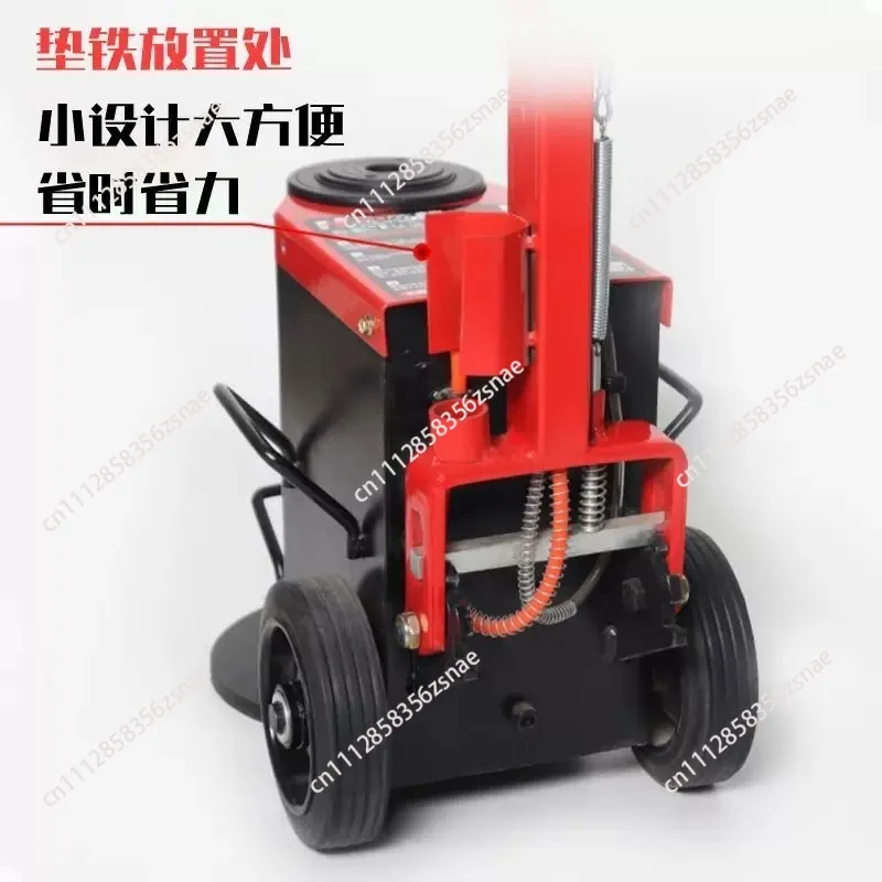 Horizontal pneumatic hydraulic top hoist 80 tons 100 tons high top beam heightening jack truck heavy truck