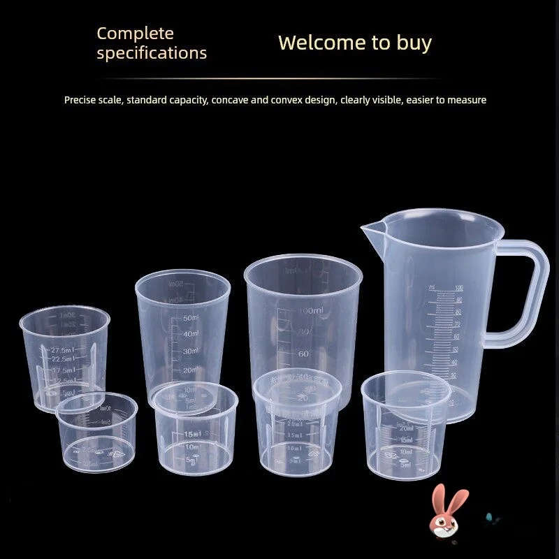 Disposable Plastic Measuring Cup 30ml Medicine Drinking Cup with Scale Syrup Cup Small Medicine Cup 15ml 20ml Kitchen Tools