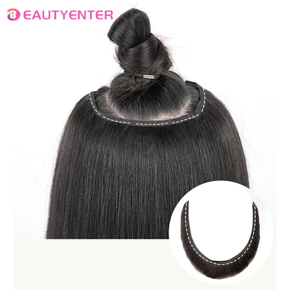 Synthetic Clips In Hair Long Wave Clip In Hair Extension Synthetic Wig Hair Extensions Ombre Gradient color Hairpieces