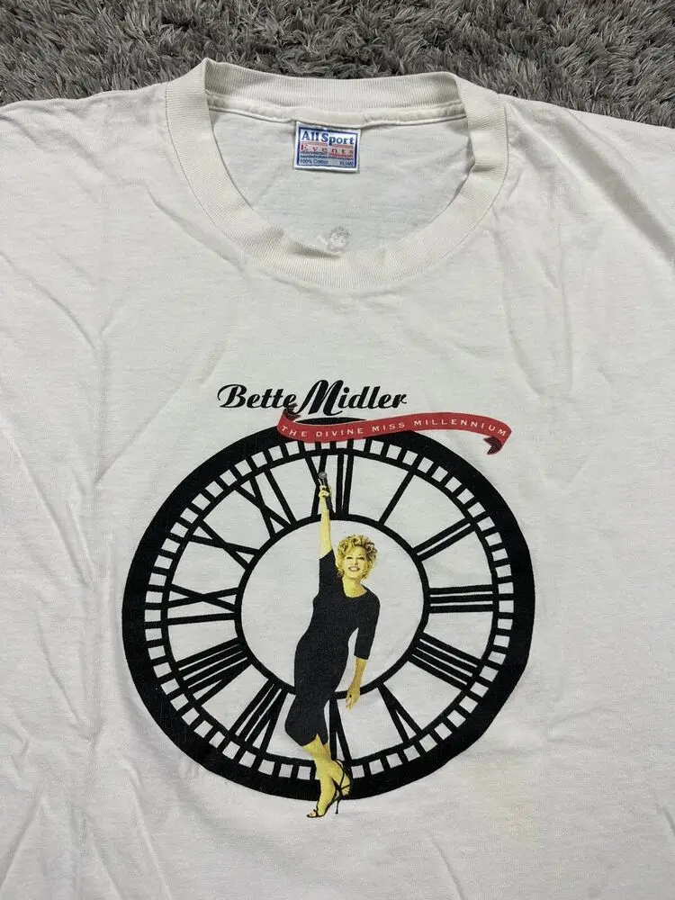 Vintage Bette Midler The Divine Miss Millennium Tour T-Shirt XL