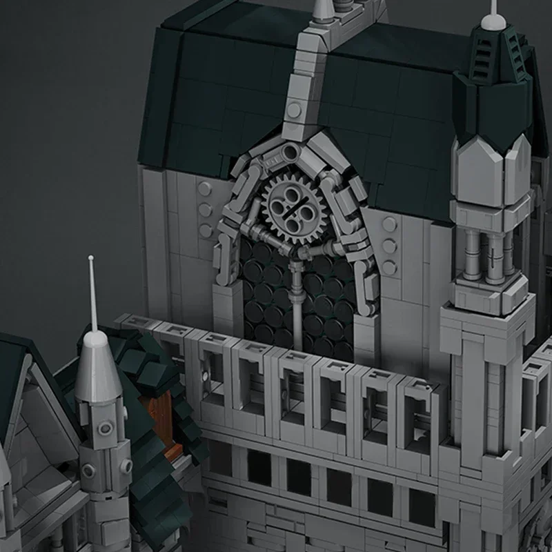 Moc Bausteine Berühmte Spiel Stadt Modell Die Straßen Von Yharnam Technologie Modulare Blöcke Geschenk Weihnachten Spielzeug DIY Sets Montage