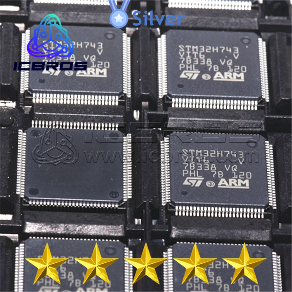 STM32H743VIT6 QFP100 STM32H750VBT6 Electronic Components T6A39FG New Original T6A40FG TMP68301AFR-16 TMP91FY42FG TMPZ84C011BF-6