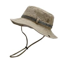 Spring Cotton Solid Bucket Hat Fisherman Hat Outdoor Travel Sun Cap For Men And Women 155