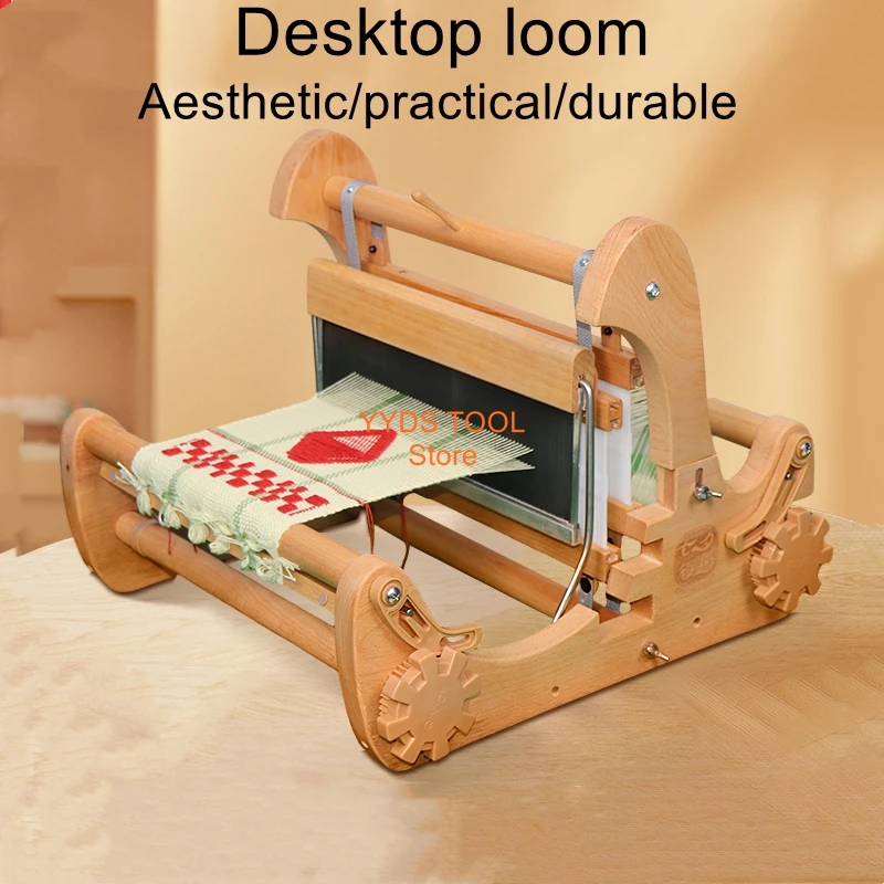 

ZZ302 Weaving Machine Handmade Professional Mini Home Desktop Textile Machine Adult Weaving Machine