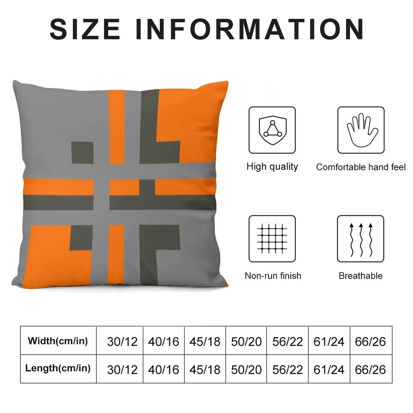 Divine Color Block Grey and Orange 01 Throw Pillow christmas cushions covers Decorative Sofa Cushion pillow