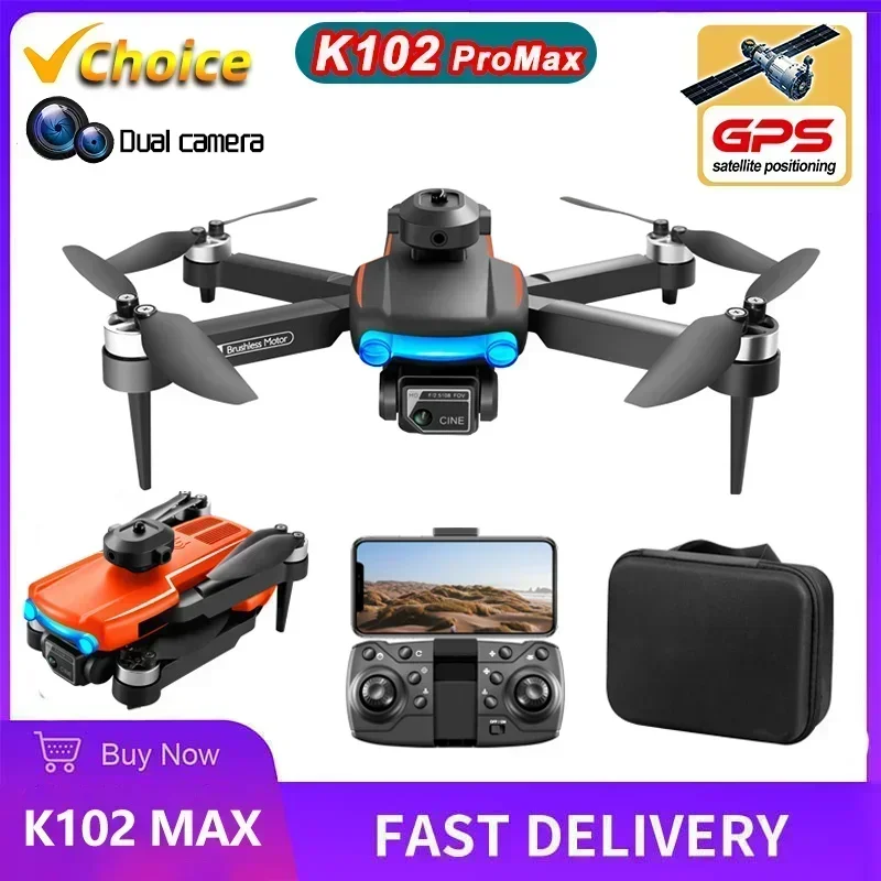 NewK102 ProMax Mini Drone 8K HD Camera Optical Flow Drones Aerial Photography Quadcopter Obstacle Avoidance WIFI FPV Dron RC Toy