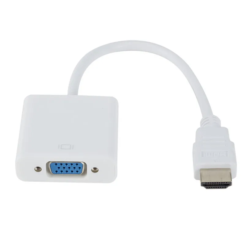 HDMI-Kompatibel zu VGA Adapter Stecker Auf Famale Konverter 1080P Digital zu Analog Video Audio Für PC Laptop tablet