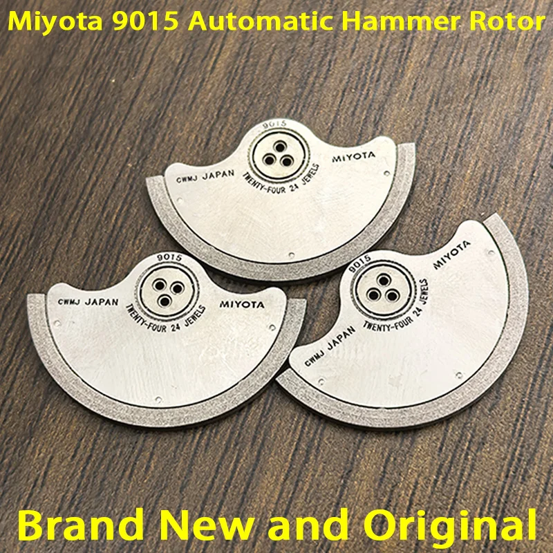 Brandneues und originales Miyota 9015 Uhrwerk, automatischer Rotor, passend für Miyota 9015 mechanisches Uhrwerk, Ersatzteile für den automatischen Rotor.