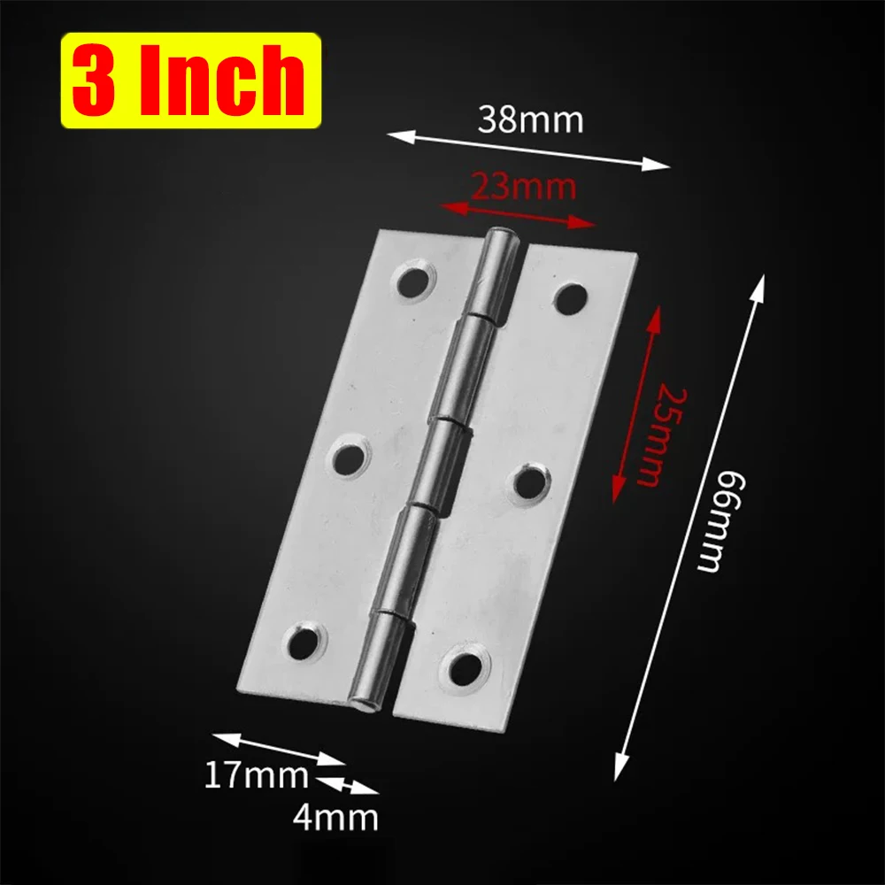 1-4 Zoll Universal Tür Scharniere Stecker Edelstahl Möbel Schublade Schrank Fitting Scharnier Hause Türen Hardware Zubehör