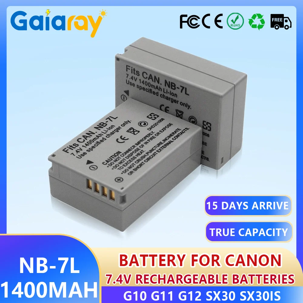 1400Mah NB-7L Nb 7L…