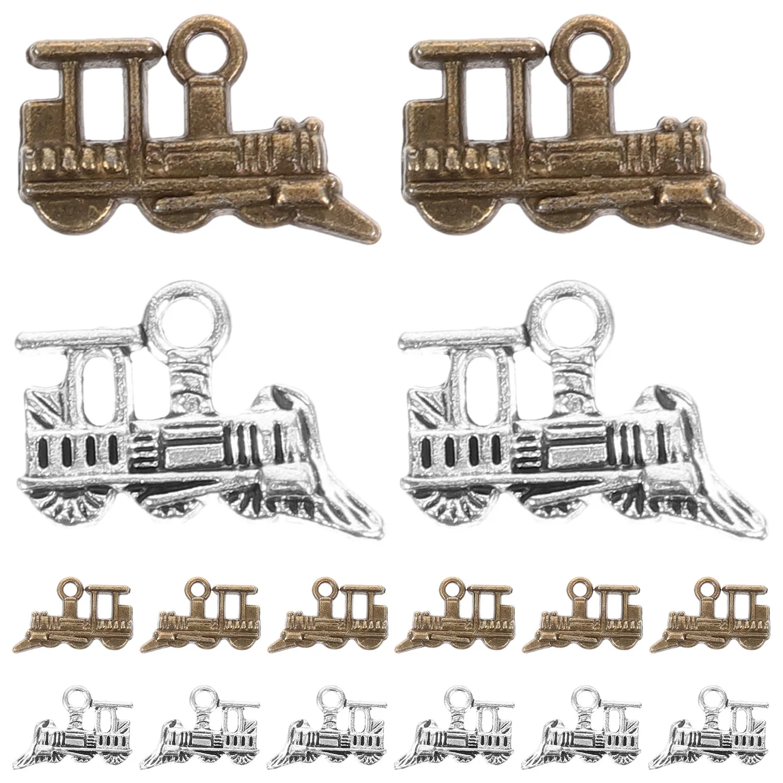 60 Pcs A Pendant (jewelry) DIY Vintage Alloy Charms for Making Necklace Pendants