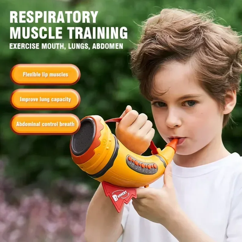 Corno di animale 30 segnali sonori Fischietti Assemblaggio Giocattoli per bambini Luci Effetti Simulazione Chiamate Capacità vitale Formazione Gioco di interazione