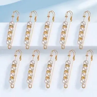 

10pcs Cinch Cloth Brooches Brooch For Jeans Denim Chic Clothing Pin Fashion Brooches Cloth Jewelry Clothing Ornament