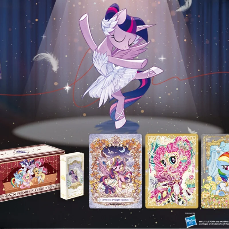 

Подлинная в наличии KAYOU My Little Pony Series Collection Card Friendship Eternal Card Starry Bag Vol.2 Swan Dance Drama Girl Gift