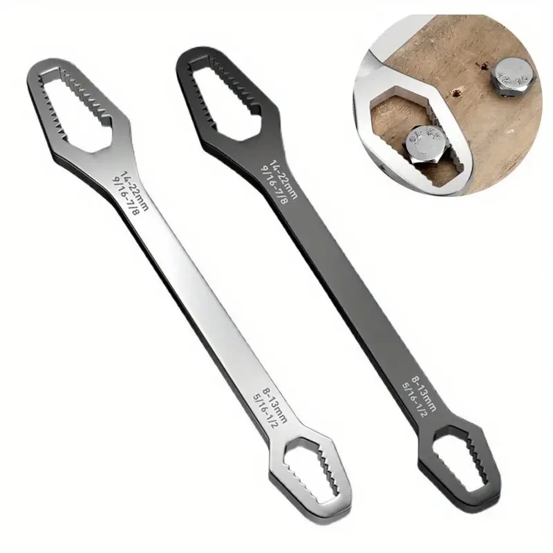 Auto Universal Torx Schlüssel 8-22mm Einstellbare Selbstspannende Schlüssel Bord Doppel-kopf Torx Spanner Torx Spanner hand Werkzeuge Neue – Detail 9