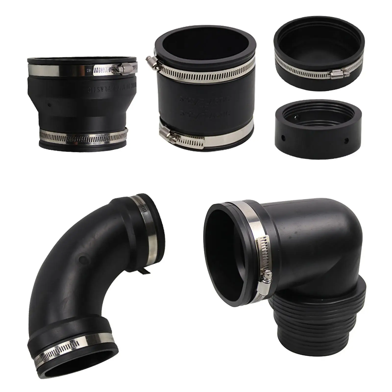 

Waste Line Hookup System Kit Easy to Install Accessories Sewer Hose Fittings