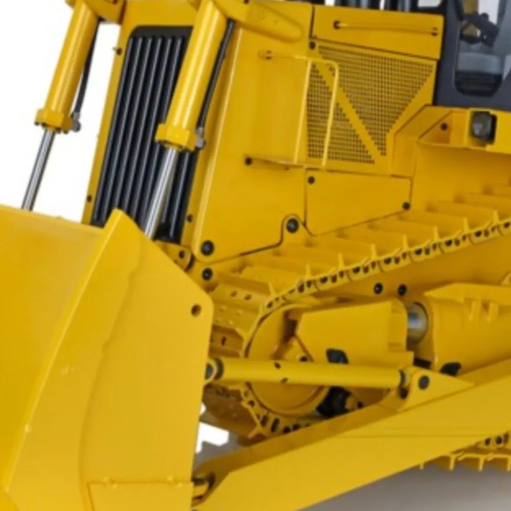 US Stock Metal 1/14 Hydraulic RC Bulldozer DXR2 Remote Control D10T Tracked Dozer Model Professional-Grade Construction Trucks