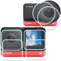 Screen Protector for Insta360 ONE R and for Insta 360 ONE R 4k Wide Angle Lens Camera Len LCD Tempered Glass Protection