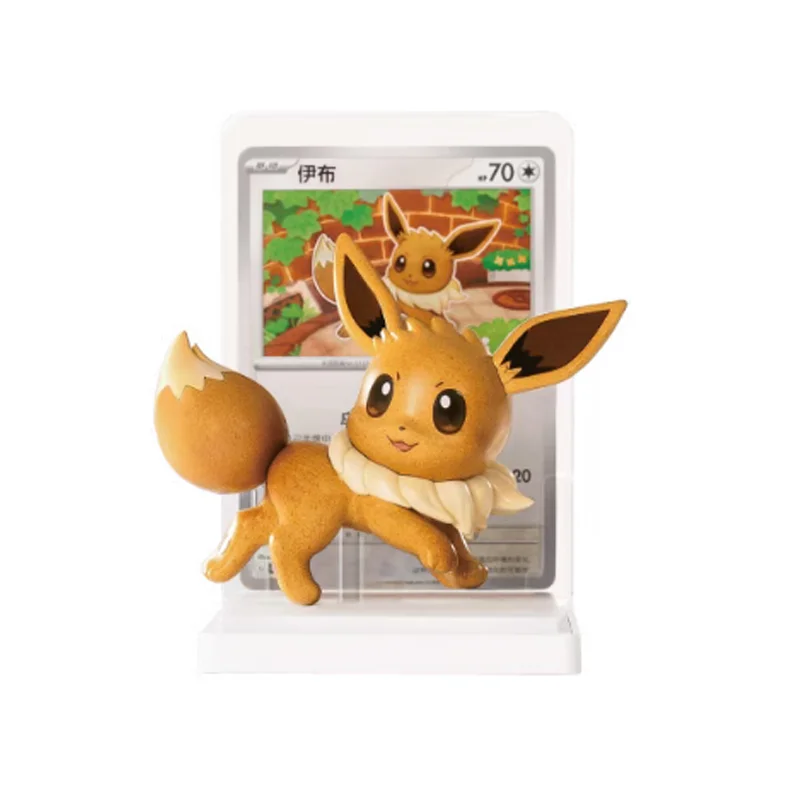 Pokemon Dream Painting Vol 3 Eevee Figurenset Vereinfachtes Chinesisch Offizielle Pokemon TCG Sammelkarten PTCG Geschenke Spielzeug