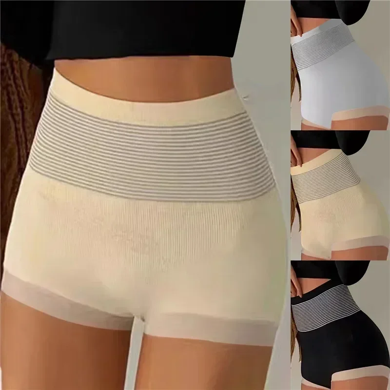 Damskie majtki modelujące o wysokiej talii oddychające urządzenie do modelowania sylwetki odchudzanie bielizna na brzuch Butt Lifter bezszwowe majtki Shaperwear