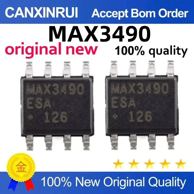 （10 pieces）MAX3490 MAX3490EESA MAX3490ESA SOP-8 Transceiver