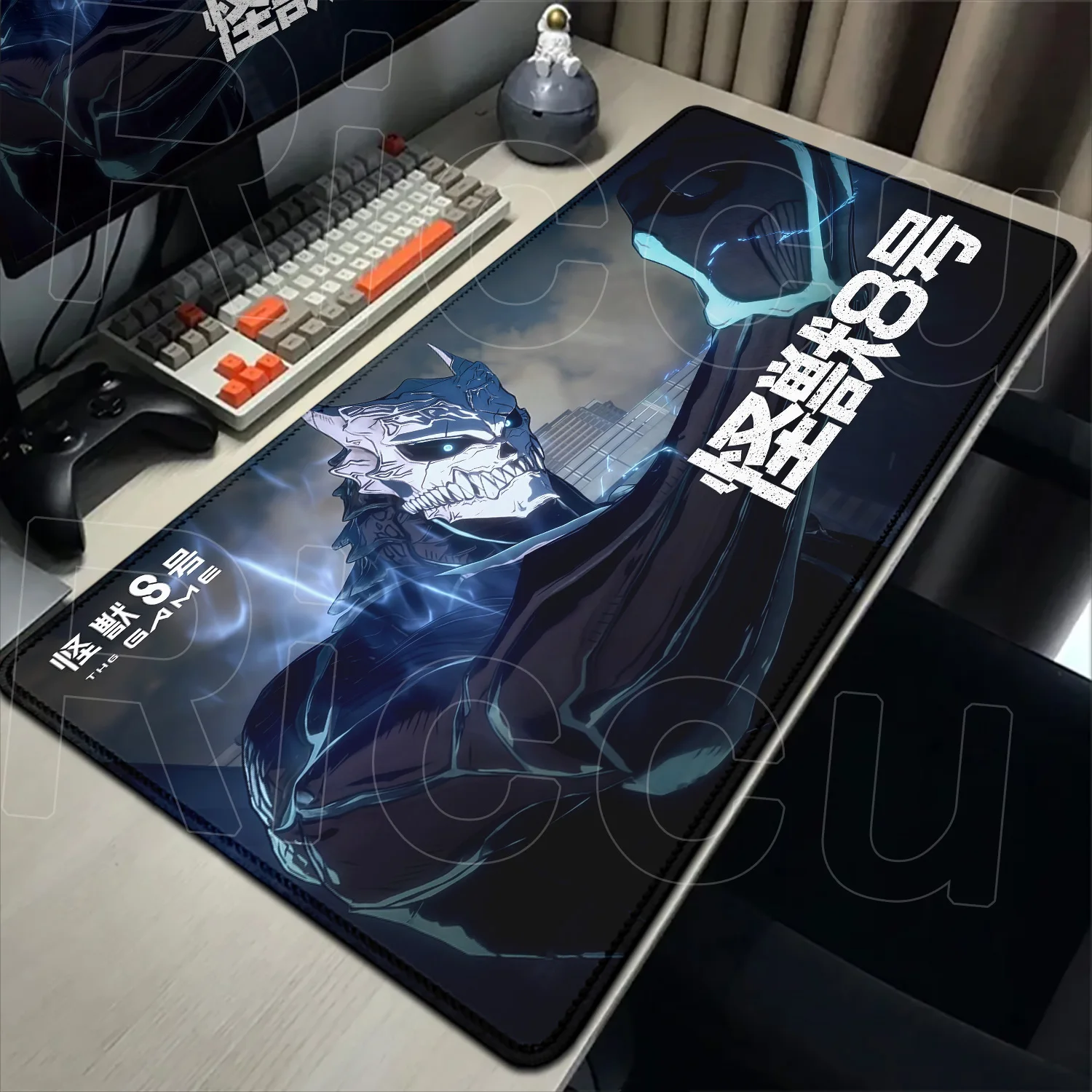 XXL 40X90CM Anime Mousepad Large Gaming K-Kaiju No. 8 Mouse Pad LockEdge Rubber accessories Computer Keyboard Table Desk Mat rug