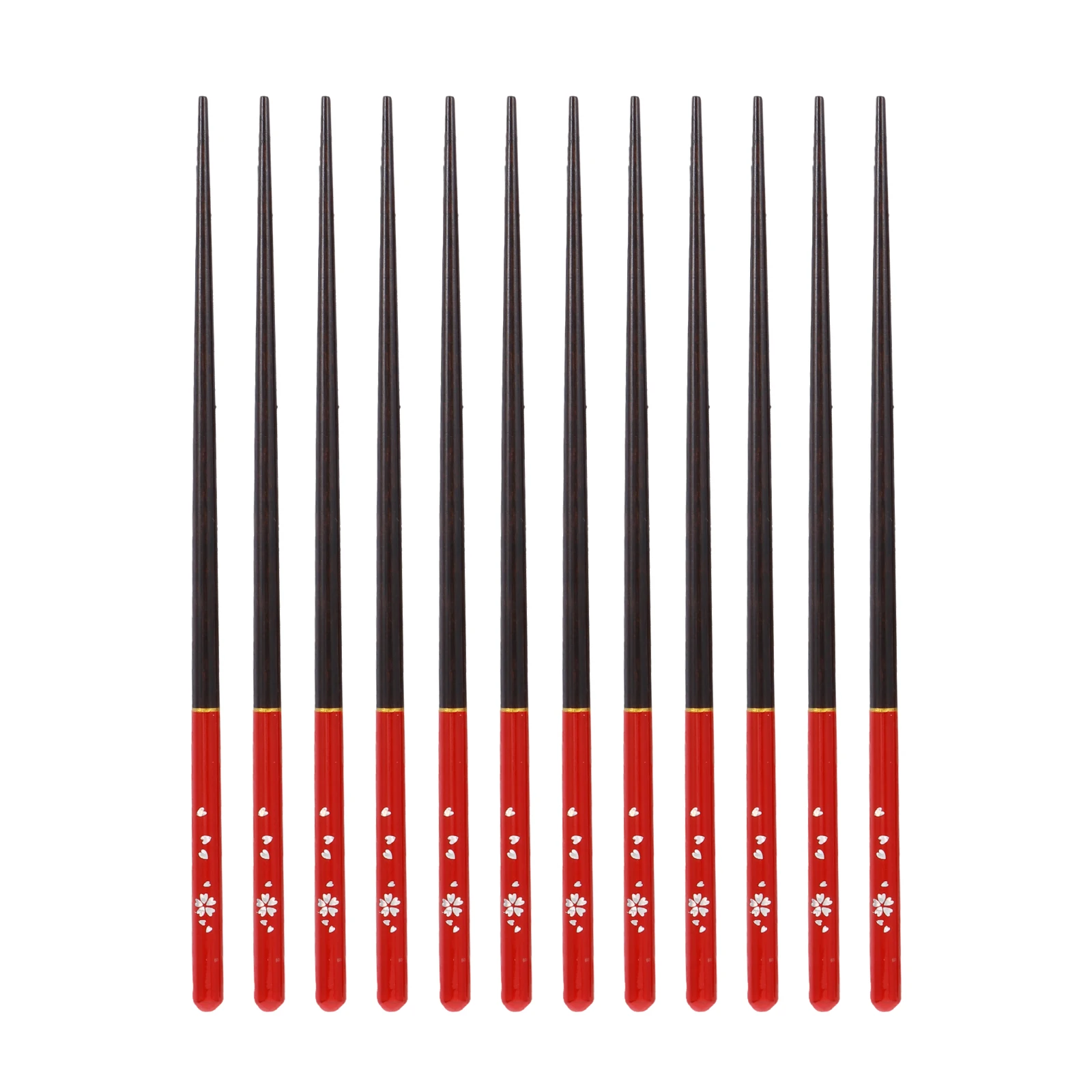 

Japanese Chopsticks Wood 6 Pairs Creative Kids Home Tableware Wooden Gift Household Dining Utensils Set